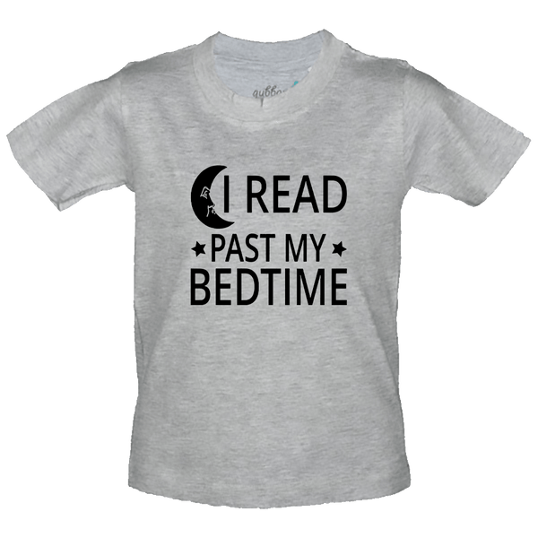 Gubbacci Apparel Kids Round Neck T-shirt 18 I Read Past My Bedtime - Funny Kids T-Shirt Buy I Read Past My Bedtime - Funny Kids T-Shirt