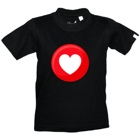 Kids 100% Cotton Love T-Shirt - Emoji Collection
