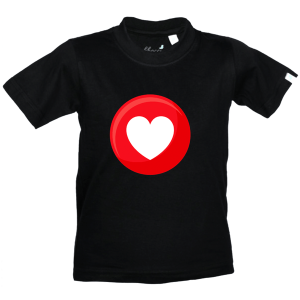 Gubbacci-India Kids Round Neck T-shirt 18 Kids 100% Cotton Love T-Shirt - Emoji Collection Buy Kids 100% Cotton Love T-Shirt - Emoji Collection