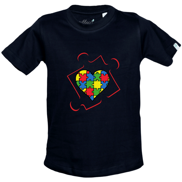 Gubbacci-India Kids Round Neck T-shirt 18 Kids Cotton Autistic Love T-Shirt - Autism Collection Buy Kids Cotton Autistic Love T-Shirt - Autism Collection