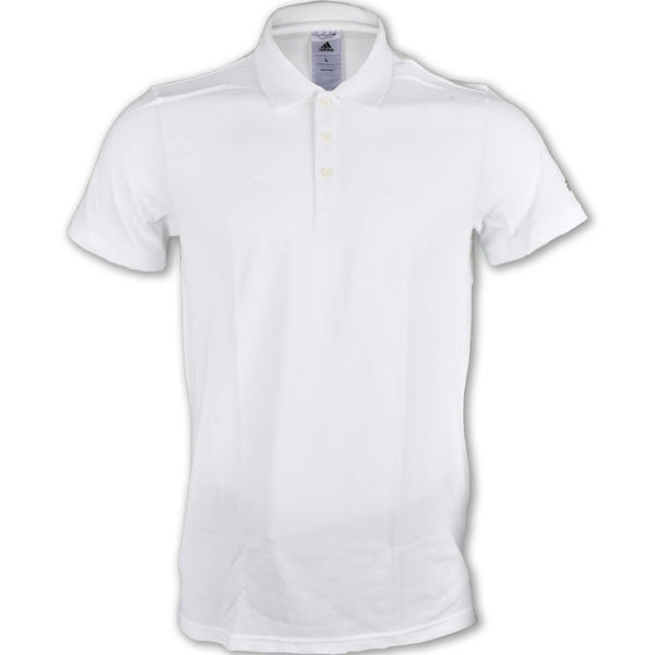 Adidas Polo T-Shirt White - DP6044 / S Adidas Collar Cotton Blend - Polo T-shirts Shop Adidas Collar Cotton Blend - Polo T-shirts in Bulk - Customisable
