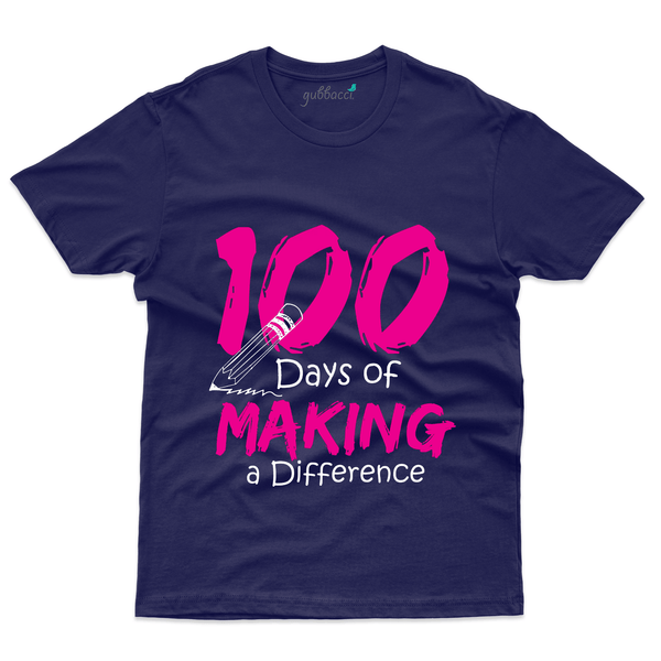 Gubbacci Apparel T-shirt S 100 Days of Making A Difference - Be Different Collection Buy Making A Difference T-Shirt - Be Different Collection