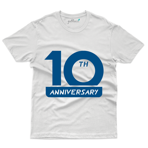 Gubbacci Apparel T-shirt S 10th Anniversary T-Shirt - 10th Marriage Anniversary Buy 10th Anniversary T-Shirt - 10th Marriage Anniversary