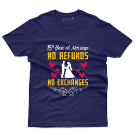 15th Years Of Marriage Life T-Shirt - 15th Anniversary Collection