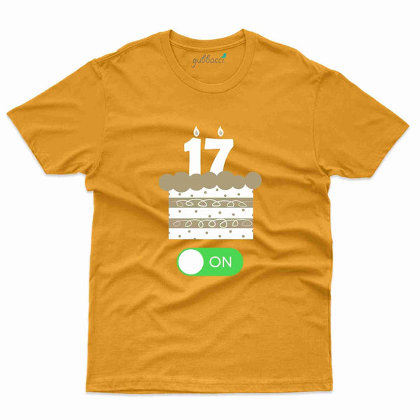 17 On T-Shirt - 17th Birthday Collection