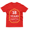 Gubbacci Apparel T-shirt S 18 Years Aged to Perfection T-Shirt - 18th Birthday Collection Buy 18 Years Aged T-Shirt - 18th Birthday Collection