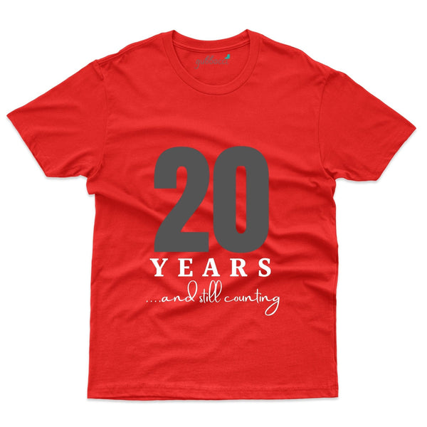 20 And Still Counting T-Shirt - 20th Anniversary Collection - Gubbacci-India