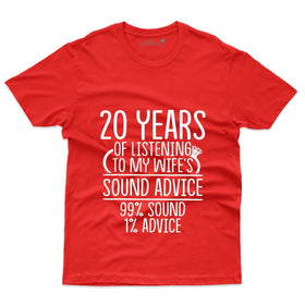 20 Years Of Listening T-Shirt - 20th Anniversary Collection