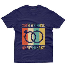 20th Wedding Anniversary T-Shirt - 20th Anniversary Collection