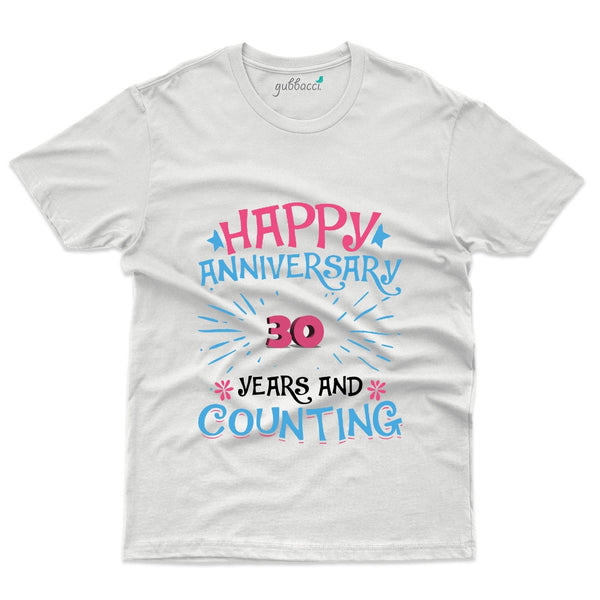 30 Years Counting T-Shirt - 30th Anniversary Collection - Gubbacci-India