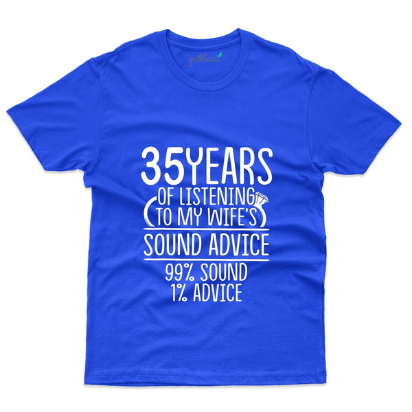 35 Years Of Listening T-Shirt - 35th Anniversary Collection - Gubbacci-India