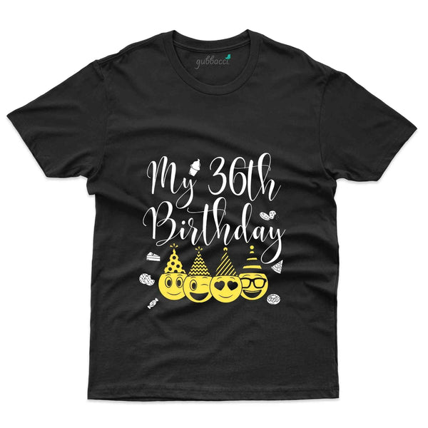 36th Birthday 3 T-Shirt - 36th Birthday Collection - Gubbacci-India