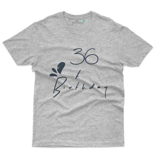 36th Birthday T-Shirt - 36th Birthday Collection - Gubbacci-India