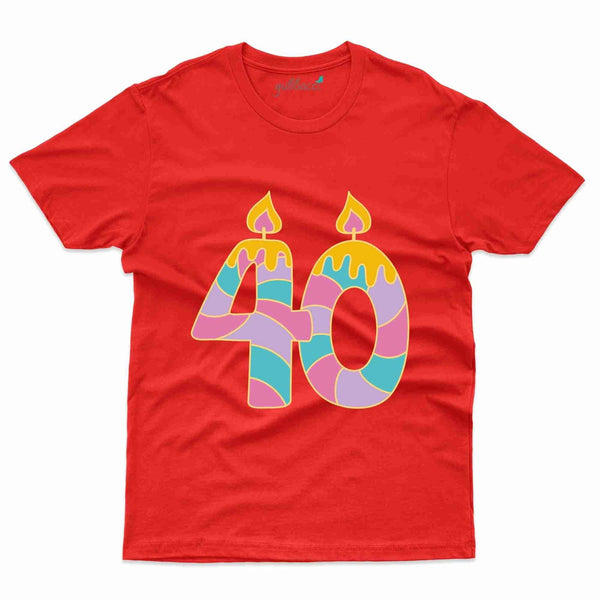 40 Design T-Shirt - 40th Birthday Collection - Gubbacci-India