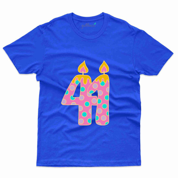 41 Design T-Shirt - 41th Birthday Collection - Gubbacci-India