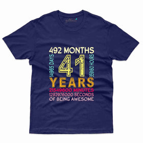41 Years & 492 Months T-Shirt - 41th Birthday Collection