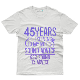 45 Years Of Listening T-Shirt - 45th Anniversary Collection