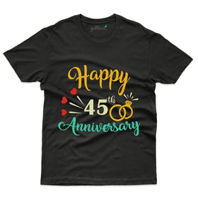 45th Anniversary black T-Shirt - 45th Anniversary Collection