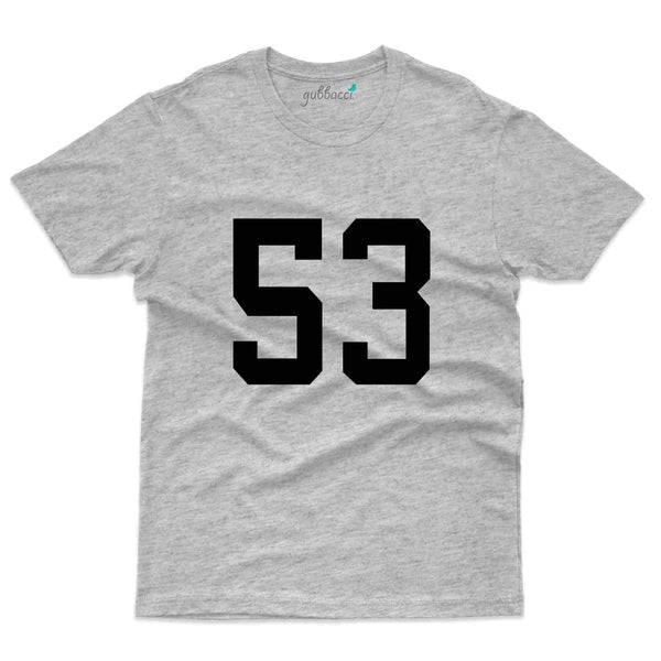 53 2 T-Shirt - 53rd Birthday Collection - Gubbacci-India