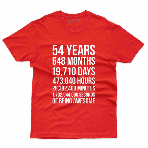 54 Years 2 T-Shirt - 54th Birthday Collection - Gubbacci-India