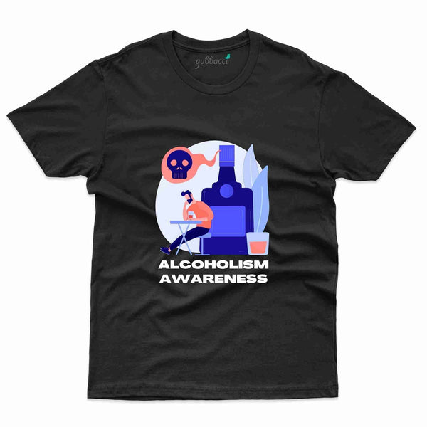 Alcoholism 3 T-Shirt- Alcoholism Collection - Gubbacci