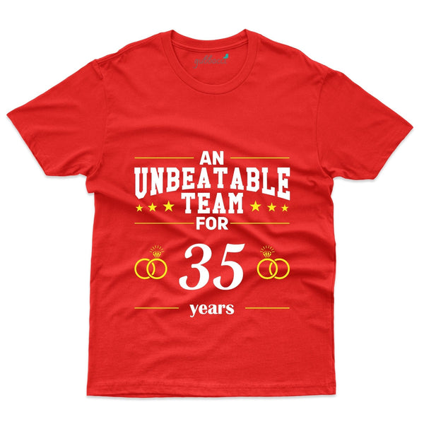 An Unbeatable Team For 35 Years  T-Shirt - 35th Anniversary Collection - Gubbacci-India
