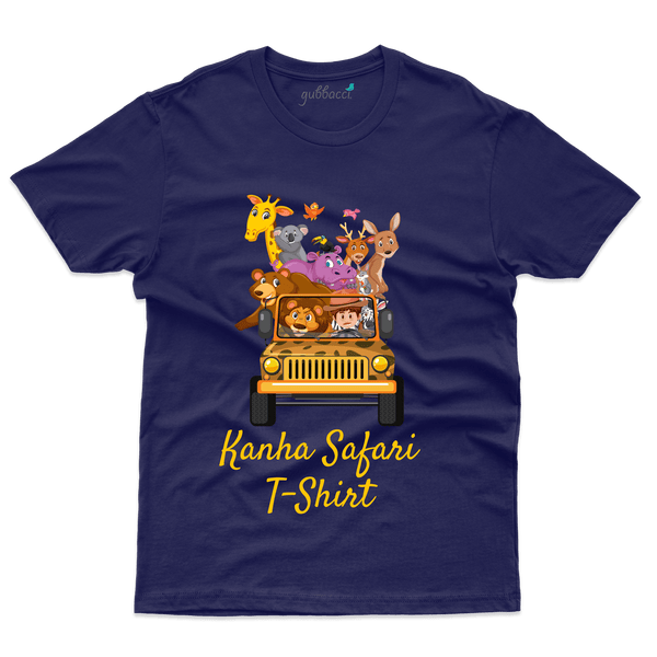 Animal Safari T-Shirt -Kanha National Park Collection - Gubbacci-India