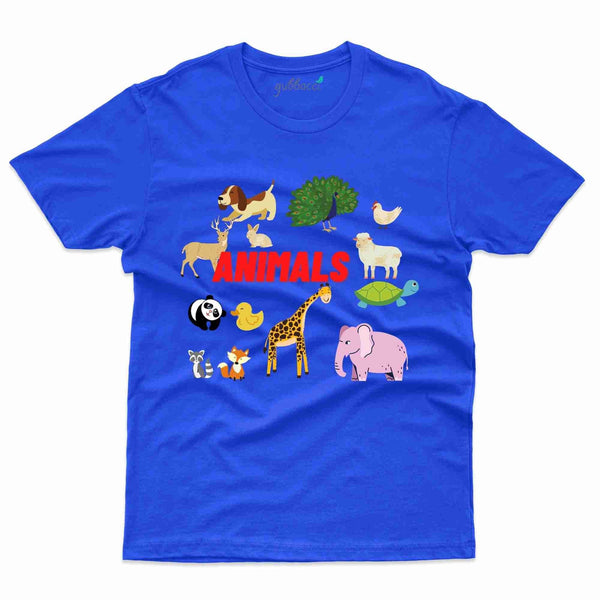 Animals T-Shirt - Doodle Collection - Gubbacci-India
