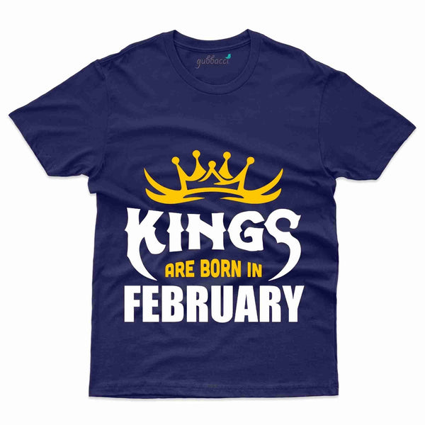 Are Born T-Shirt - February Birthday Collection - Gubbacci-India