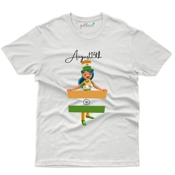 Gubbacci Apparel T-shirt XS August 15th T-shirt - Independence day Collection Buy August 15th T-shirt - Independence day Collection