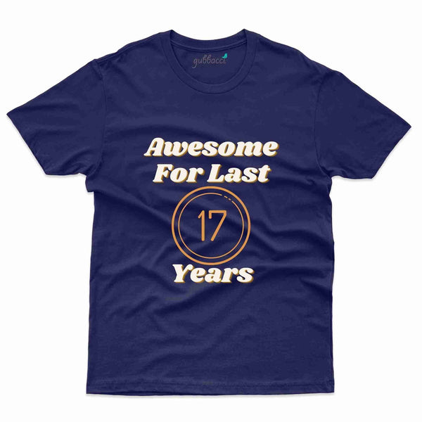 Awesome T-Shirt - 17th Birthday Collection - Gubbacci