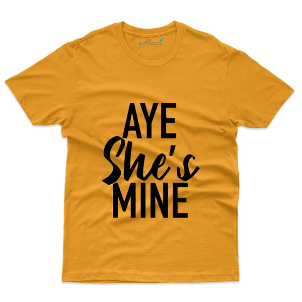 Gubbacci Apparel T-shirt XS Aye She's Mine - Couple T-shirt Special. Buy Aye She's Mine Couple T-shirt Collection