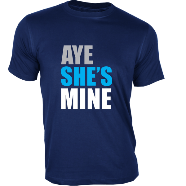 Gubbacci Apparel T-shirt XS Aye She's Mine - Couple T-shirt Special. Buy Aye She's Mine Couple T-shirt Collection