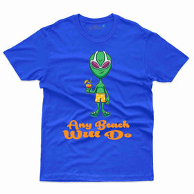 Beach - T-shirt Alien Design Collection