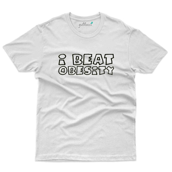Beat Obesity T-Shirt - Obesity Awareness Collection - Gubbacci