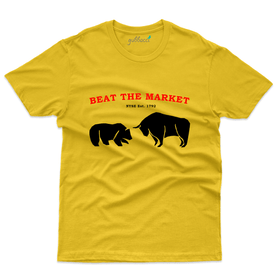 Unisex Beat the Market T-Shirt - Stock Market Collection