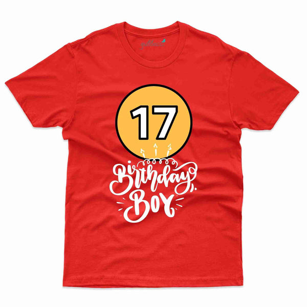 Birthday Boy T-Shirt - 17th Birthday Collection - Gubbacci