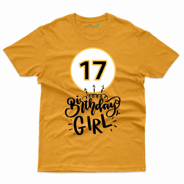 Birthday Girl T-Shirt - 17th Birthday Collection - Gubbacci