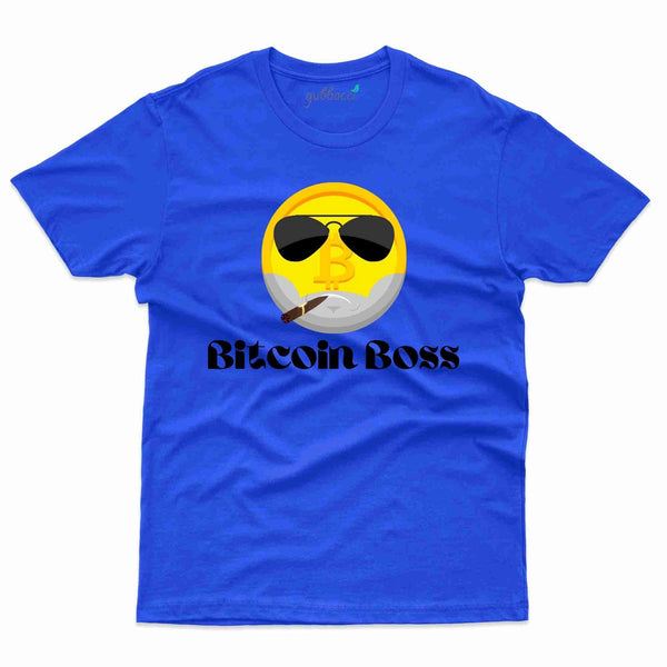 Bitcoin Boss T-Shirt - Bitcoin Collection - Gubbacci-India