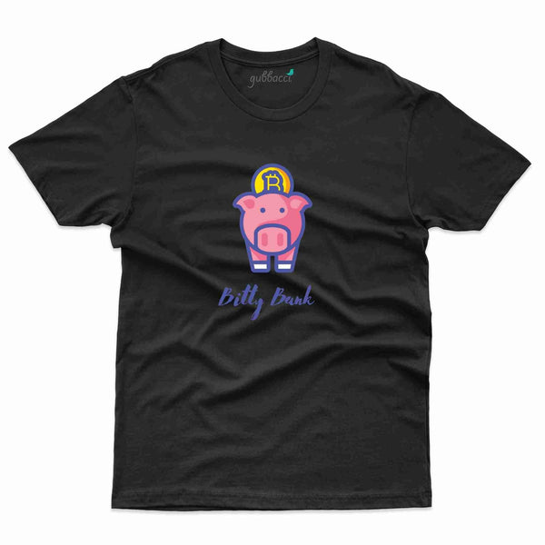 Bitty Bank T-Shirt - Bitcoin Collection - Gubbacci-India