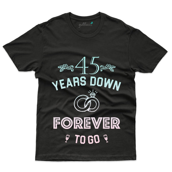 Black Forever To Go T-Shirt - 45th Anniversary Collection - Gubbacci-India