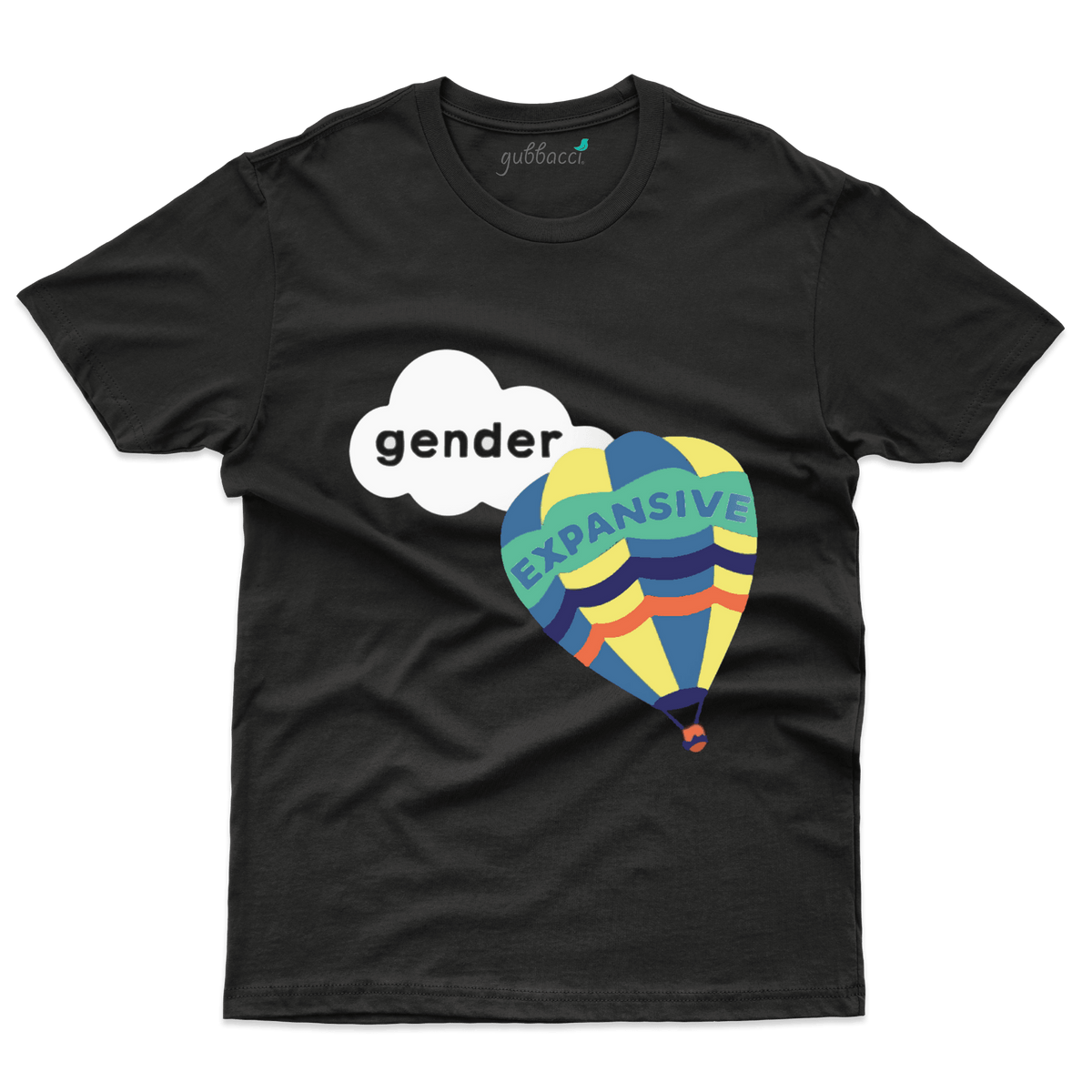 Black Gender Expansive T-Shirt - Gender Expansive Collections | Gubbacci