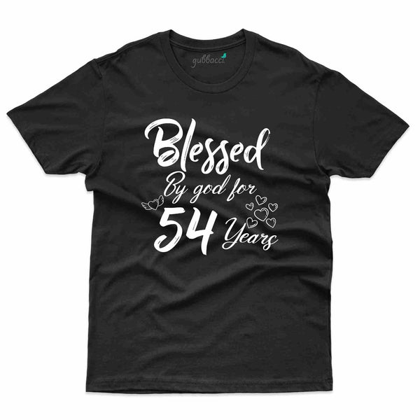 Blessed 54 T-Shirt - 54th Birthday Collection - Gubbacci-India