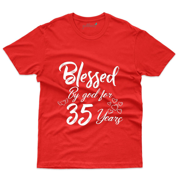 Blessed By God T-Shirt - 35th Birthday Collection - Gubbacci-India