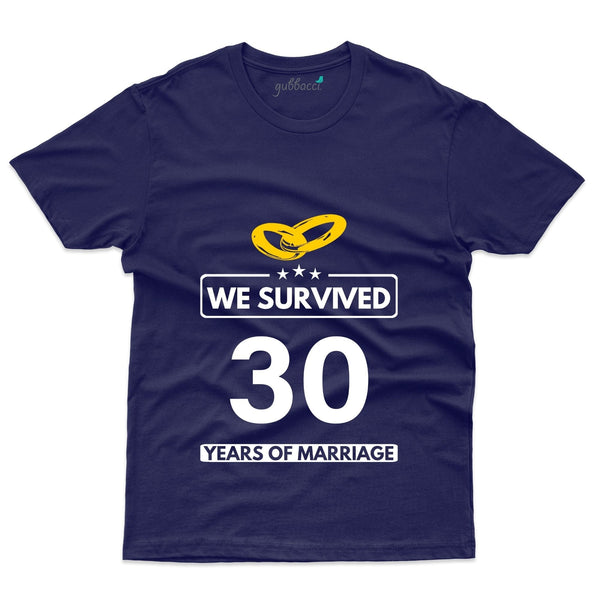 Blue We Survived 1 T-Shirt - 30th Anniversary Collection - Gubbacci-India