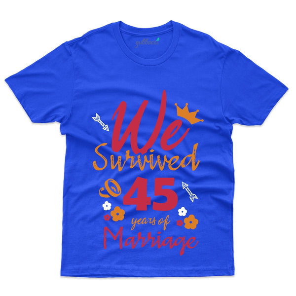 Blue We Survived T-Shirt - 45th Anniversary Collection - Gubbacci-India