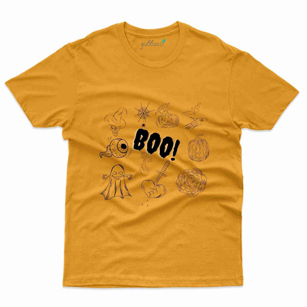 BOO! T-Shirt - Doodle Collection - Gubbacci-India