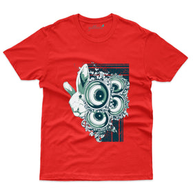 Boom Box Bunny T-Shirt - Abstract Collection