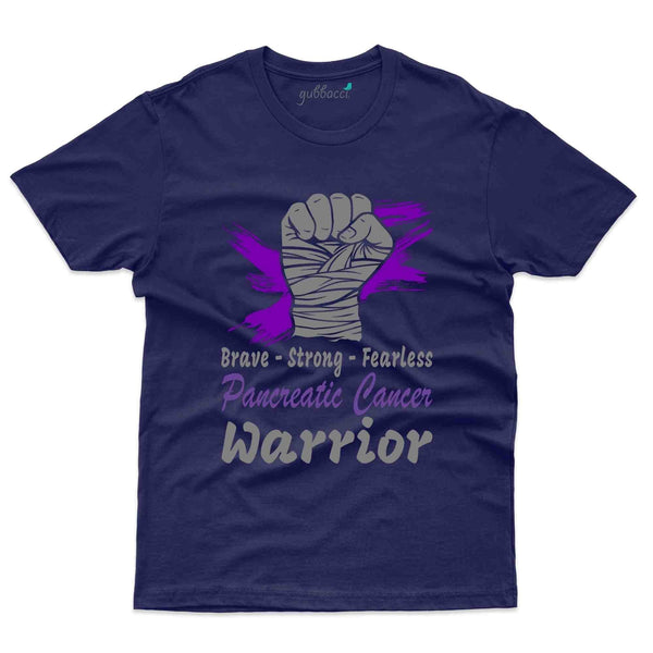 Brave & Strong T-Shirt - Pancreatic Cancer Collection - Gubbacci