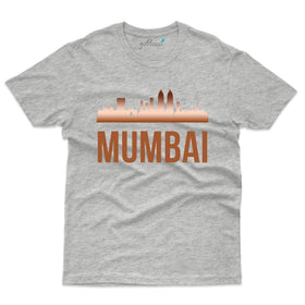 Brown Mumbai 4 T-Shirt - Skyline Collection